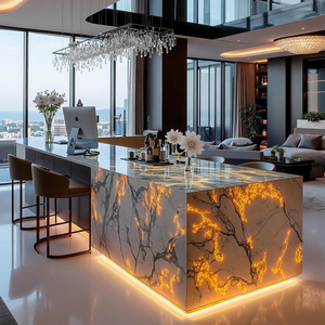 Ensembles <span class=keywords><strong>de</strong></span> mobilier <span class=keywords><strong>de</strong></span> bar <span class=keywords><strong>de</strong></span> luxe moderne pour discothèques, tabourets <span class=keywords><strong>de</strong></span> bar modulaires écologiques pour îlots <span class=keywords><strong>de</strong></span> <span class=keywords><strong>cuisine</strong></span>, tables <span class=keywords><strong>de</strong></span> bar à domicile, salons et centres commerciaux - Product Image 2