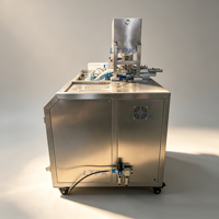 Machine d'emballage automatique à double station LT-SP130J pour sachets préformés, remplissage et scellage de liquides, pâtes et sauces, 40-50 sachets/minute