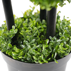 Panel de seto artificial de boj, material PE, 90 cm, resistente al agua y a los rayos UV, tapete, cuadrados para macetas, rollo en espiral, <span class=keywords><strong>Buxus</strong></span> sintético - Product Image 5