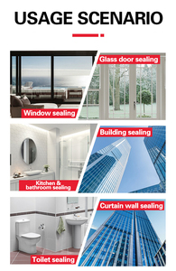 Sigillante in Silicone impermeabile Anti-muffa resistente alla muffa per bagno doccia e lavandino-per la vernice della barca - Product Image 6