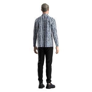 Camiseta Casual de Sublimación Odm para Mujer, Manga Larga, Estampada, Polo de Golf para Hombre con Cierre, Camisa de Lino con Botones para Mujer, Cuello Alto - Product Image 6