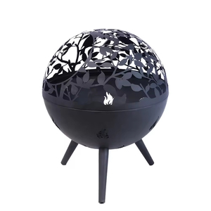 Quemador de obra de arte personalizado de 20 pulgadas para exteriores, cuencos esféricos portátiles decorativos para fogatas - Product Image 1