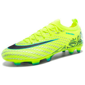 Zapatos de Fútbol para Hombre, Parte Superior Sintética, Forro de Malla, Suela de Goma, Entresuela de EVA, Tacos Bajos para Verano - Product Image 1