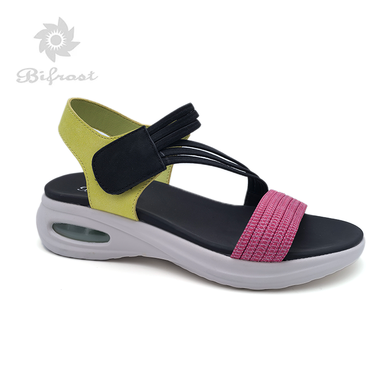 Fashionable Soft Leather Open Toe Adjustable