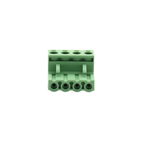 Bornier PCB 5.0mm 5.08mm vert 2-244 broches insérer siège enfichable connecteur de bornier à vis enfichable