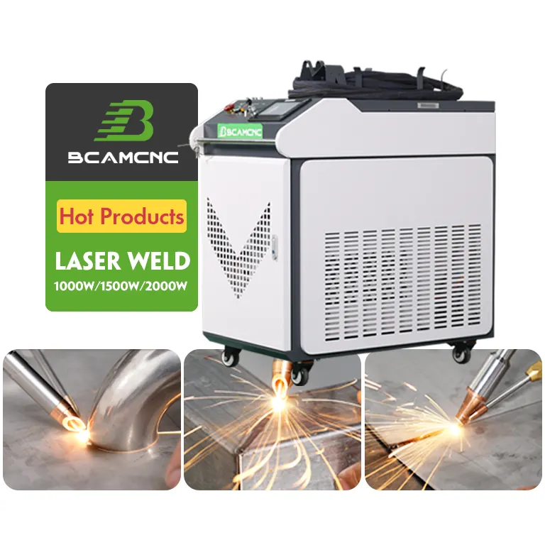 Bcamcnc máquina de solda portátil a laser 3000w, máquina de solda a laser para aço inoxidável