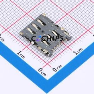 CSIM-1150-6P <b>SIM</b> <b>Card</b> Connector SMD Connector Flip Cover Type Nano <b>SIM</b> <b>Card</b> <b>Card</b> <b>Holder</b> 1.4mm - Product Image 2
