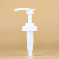 Pompe à lotion gauche-droite de qualité supérieure du fabricant, pompe distributrice 38/400, vente en gros, pompe entièrement en plastique blanche pour flacon