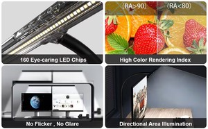 Hẹn giờ thiết lập bàn đèn phòng ngủ đọc ánh sáng điện LED cảm ứng cảm biến Dimmable truy cập bàn đèn phòng khách ánh sáng mềm mại - Product Image 4