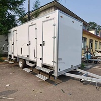 Conteneur portable, conception de toilettes mobiles, conteneur de toilettes préfabriqué modulaire