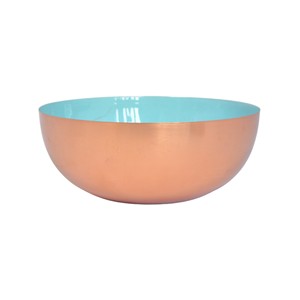 Tazón para servir de Metal azul moderno, mesa de comedor navideña de hierro esmaltado, centro de mesa para sopa, ensalada de frutas u otras cocinas - Product Image 3