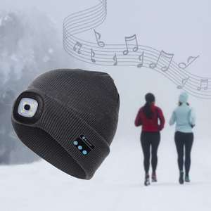 Gorro con logo personalizado, accesorio cómodo e inalámbrico con luz led nocturna para hacer deporte por <span class=keywords><strong>la</strong></span> <span class=keywords><strong>noche</strong></span> - Product Image 4
