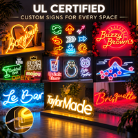 Enseigne néon LED sur mesure extra large, logo en acrylique, enseigne lumineuse néon personnalisée, haute qualité, étanche, flexible, moderne