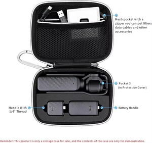 Étui de voyage rigide EVA antichoc Laudtec pour Dji Osmo Pocket 3 stockage Portable transportant des sacs de protection Logo personnalisé Yxj38 - Product Image 2