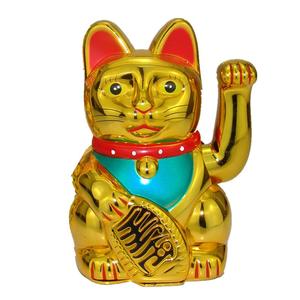 Feng Shui Decor Home <span class=keywords><strong>small</strong></span> lucky <span class=keywords><strong>cat</strong></span> maneki neko fortune rich <span class=keywords><strong>cat</strong></span> per il miglior regalo per gli affari - Product Image 5