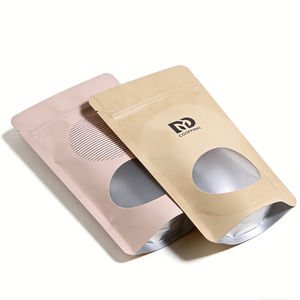 Bolsa Doypack Personalizada con Cierre, <span class=keywords><strong>para</strong></span> Palomitas, Café, Té, Bocadillos, en PET+VMPET+PE, con Ventana Transparente Mate, <span class=keywords><strong>para</strong></span> Uso Doméstico - Product Image 4