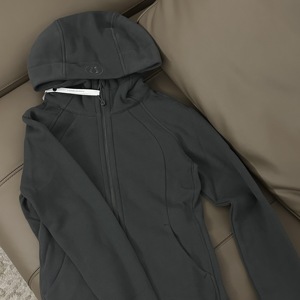 <span class=keywords><strong>Felpa</strong></span> con <span class=keywords><strong>Cappuccio</strong></span> e <span class=keywords><strong>Zip</strong></span> Lulu Original Label, Slim-fit, Ricamata, in Nylon/Cotone Felpato, Maniche Lunghe, Sportiva da <span class=keywords><strong>Donna</strong></span> - Product Image 6