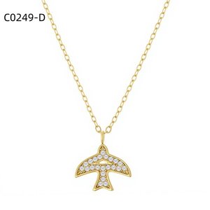Collar de moda con circonita C0249 para mujer, joyería de alta calidad - Product Image 2