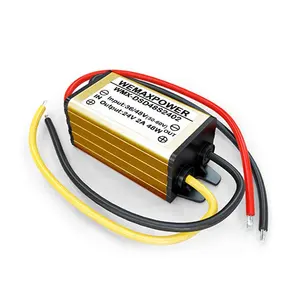 Étanche 36v 48v abaisseur 24v 2a tension régulateur cc module buck 36vdc 48vdc à 24vdc convertisseur dc