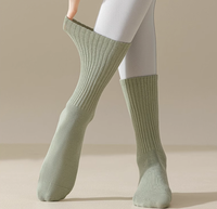 Chaussettes de sport pour femmes, taille unique, compression, antidérapantes, séchage rapide, pour la danse, le Pilates, le yoga, avec logo personnalisé sur le corps