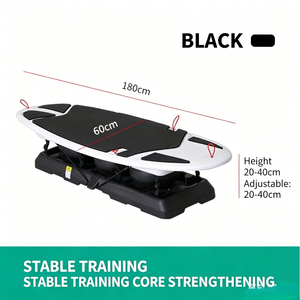 Tavola di Equilibrio per <span class=keywords><strong>Pilates</strong></span> e Surf di Alta Qualità, Attrezzatura Fitness <span class=keywords><strong>Aerobica</strong></span> con Altezza Regolabile per Migliorare la Stabilità del Core - Product Image 3