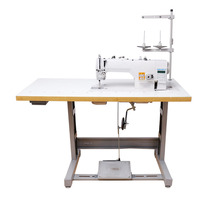 Machine à coudre/couper à lit plat haute vitesse KZ-8900 Kezhi International Factory Auto-Trim - Moteur servo à entraînement direct pour