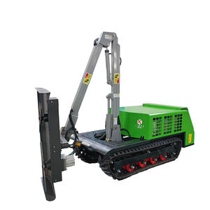 DC72V <b>8</b> 10H Working Time Electric Crawler Type Cantilever Boom Pruner with Adjustable Height Hedge Cutter for Outdoor Garden - Product Image 4