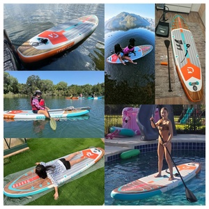 Venta al por mayor de dropshipping: Tabla de SUP personalizada para surf y juegos acuáticos, inflable con tecnología Drop Stitch, modelo DR03/6. - Product Image 3