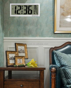 <span class=keywords><strong>Horloge</strong></span> <span class=keywords><strong>murale</strong></span> numérique Horloges de bureau à piles <span class=keywords><strong>avec</strong></span> température <span class=keywords><strong>et</strong></span> <span class=keywords><strong>date</strong></span> Grand affichage Calendrier numérique Réveil pour personnes âgées - Product Image 5