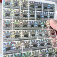 Fabricant pas cher hologramme 3d autocollant holographique étiquette laser de sécurité autocollant pour sceau emballage étiquette