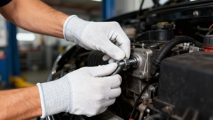 13g Anti-Statik Naylon Parmak Ucu <span class=keywords><strong>PU</strong></span> Eldivenler Kamyon Şoförü Genel Bahçe Eldivenleri ve Koruyucu Ekipman Eldiveni - Product Image 3