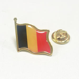 Broche drapeau de la Belgique en alliage métallique, épinglette souvenir pour chemise, chapeau, sac à dos, accessoires de bijouterie, badge décoratif - Product Image 3
