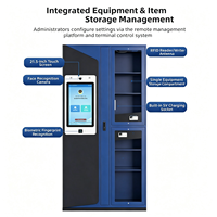 Armoire d'équipement intelligente avec circulation automatique de documents, armoire de stockage et d'accès à reconnaissance faciale pour la gestion des articles