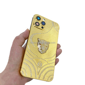 Custodie speciali per telefoni cellulari placcate in oro custodie speciali per telefoni cellulari glitter diamond premium retrofit per <span class=keywords><strong>iphone</strong></span> 15Promax - Product Image 4