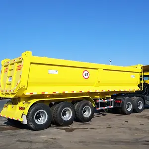 BERKLEY 6 Wheel Coal Transport Tipping Dumper Truck Side Hydraulic Dump Semi Trailer Side Tipper Trailer Australia