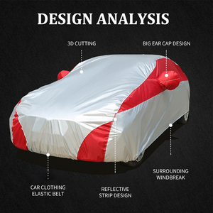 Xiangta Épaissie Imperméable À L'eau Sunproof Et À La Poussière Couverture De Voiture Modèle Universel Couverture De Voiture Avec Logo Personnalisé - Product Image 3