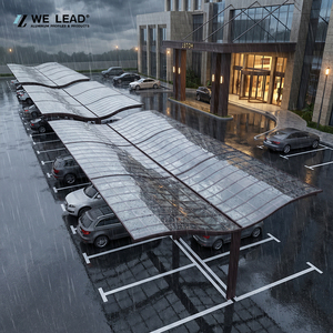 Cochera de aluminio de alta resistencia, cochera metálica, toldo para estacionamiento comercial - Product Image 4