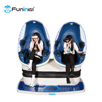 Máquina de Juego Arcade con Simulador de Silla VR en Forma de Huevo, Metálica, para Interiores, con Simulador de Montaña Rusa y Vuelo