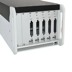Kotak Subrack kabinet panduan vertikal Server Atca Vpx kerangka kartu CCI 3U kustom profesional