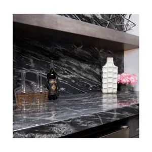 Batu alam Blizzard granit untuk kamar mandi dapur meja Pulau atasan dekorasi Interior