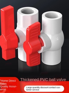 วาล์วลูกบอลพลาสติกพีวีซีทรงแปดเหลี่ยมขนาดกะทัดรัด - Product Image 3