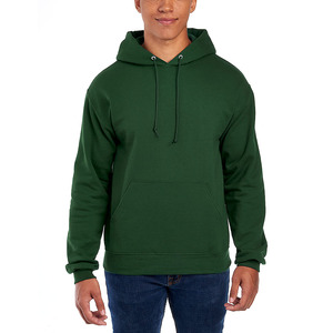 2026 Wholesale 100% Cotton Fleece 350gsm Winter Hoodie <b>Men's</b> Sweatshirt Casual Solid Color Breathable Quick Dry Eco-Friendly - Product Image 3