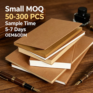 Carnet de croquis A5 en kraft à reliure apparente personnalisée, dos nu, pour aquarelle et <span class=keywords><strong>dessin</strong></span>, journal d'art, vente en gros par petites quantités - Product Image 1