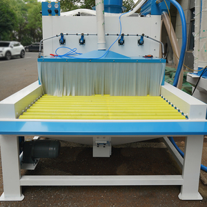 High Efficiency Automatic Roller Conveyor Sand Blasting Machine for Metal Flat Plate Workparts - Product Image 5