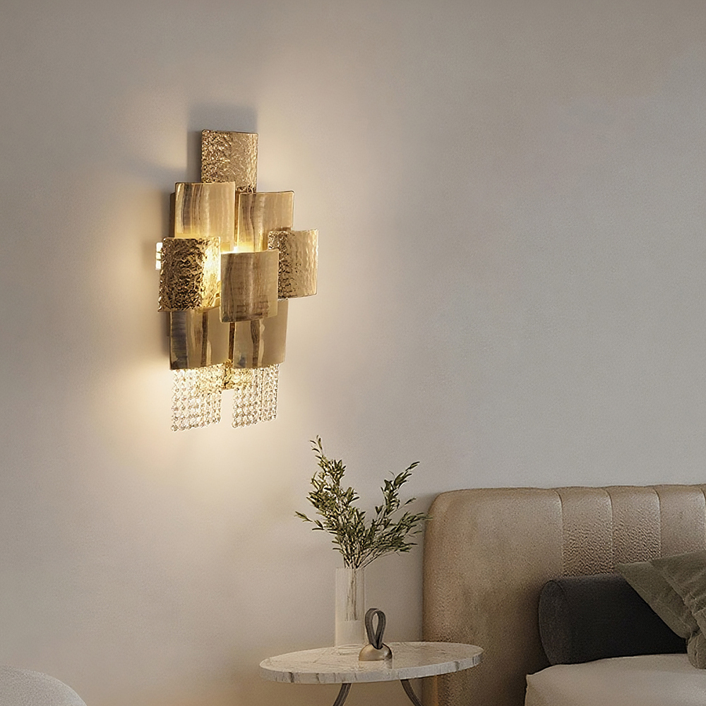 Modern Restaurant Fixture Round Drop Crystal Led Living Room RGB Lamp Pop Luxury Design Ceiling Light · image 5