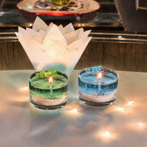 Velas Aromáticas Pequeñas al por Mayor, Vela de Helado Personalizada, Vela de Cera de Soja con Frasco de Vidrio - Product Image 5