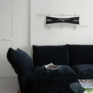 Minimalist <b>Wall</b> <b>Clock</b> Irregular Shape Quartz Movement <b>Silent</b> Battery Powered Living Room Dining Room Entryway Decor - Product Image 3