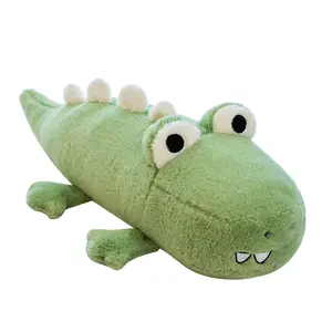 创意娃娃造型定制毛绒玩具娃娃玩具睡枕毛绒动物玩具鳄鱼情人节礼物