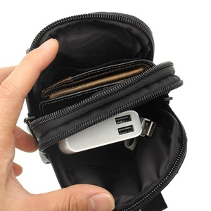 Kleine Anti-Diefstal Tactisch Heuptasje Voor Wandelen Sport-Nylon Tuit Rits Sport Taille Molle Tas Met Ritssluiting Taille