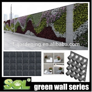 Jardín <span class=keywords><strong>Vertical</strong></span> sistema decorativo verde paneles de <span class=keywords><strong>pared</strong></span> sistema SL-Y5012 verde panel de <span class=keywords><strong>pared</strong></span> plantador - Product Image 3